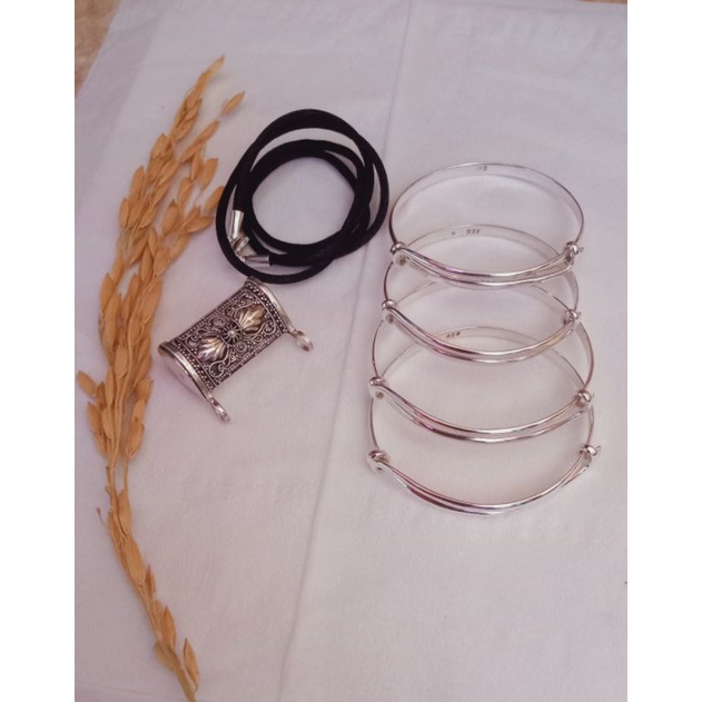 Set bayi 3 bulanan perak 925