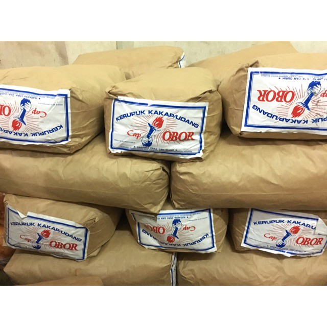 

Kerupuk Obor 5kg / Krupuk Kakap 1 bal / Kerupuk Udang Obor 5kg / Kerupuk Udang Cap Obor