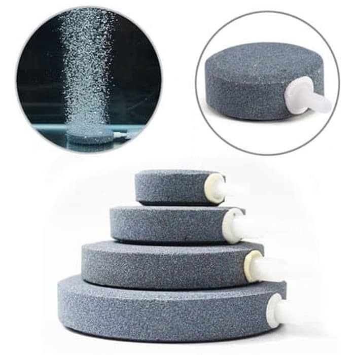 Batu Aerasi Kolam Aquarium HA10080 Air Stone Diameter 8 cm MURAH