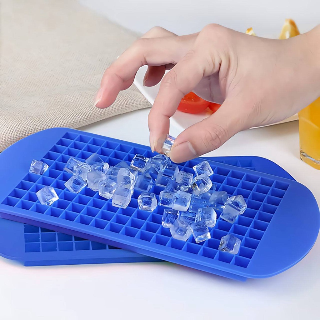 Cetakan Es Batu 160 cube anti pecah silikon/Cetakan Es Batu Silicone 160 Cube Kecil Silicone ice Tray Anti Pecah