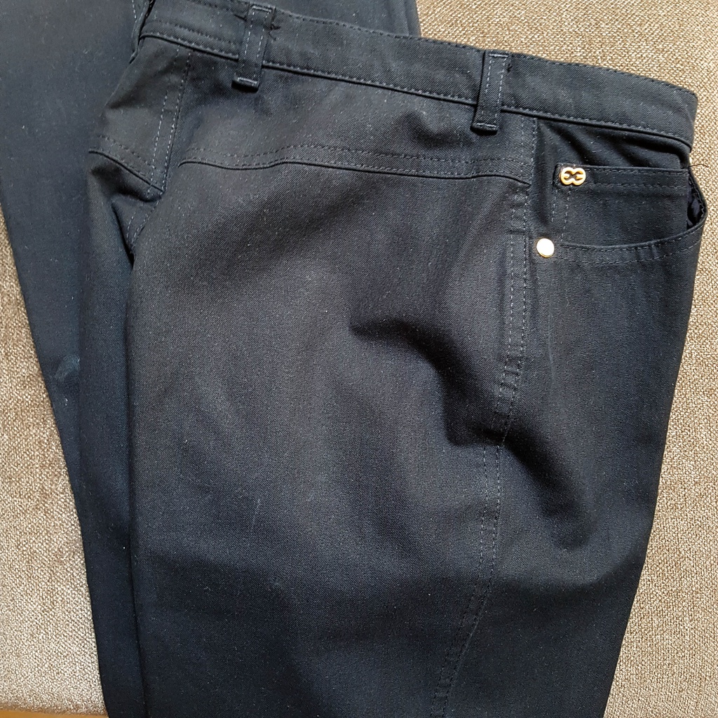 Escada Jeans Pants Woman Celana Panjang Wanita - Black - Size XS Preloved