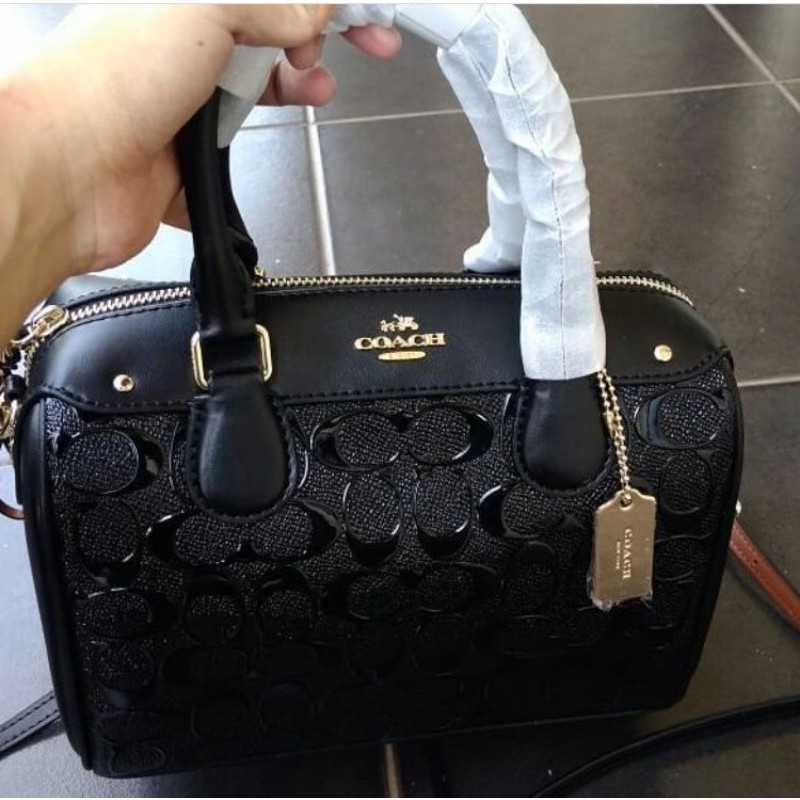 Tas Coach Hitam Original