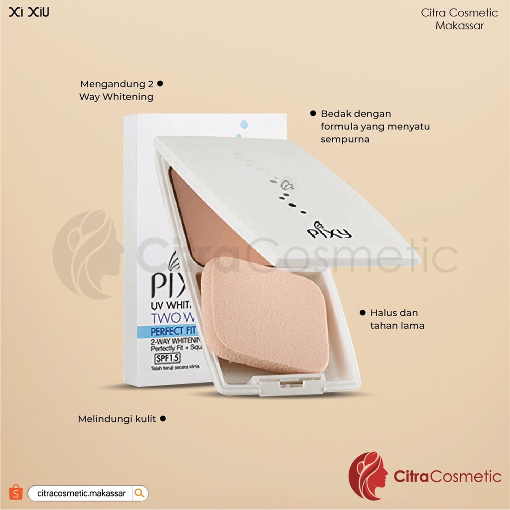 Pixy Uv Whitening Two Way Cake Perfect Fit