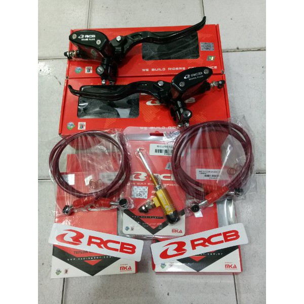 MANTAPPP HIDROLIK KOPLING SET RCB MASTER KANAN KIRI SELANG REM SET UNIVERSAL