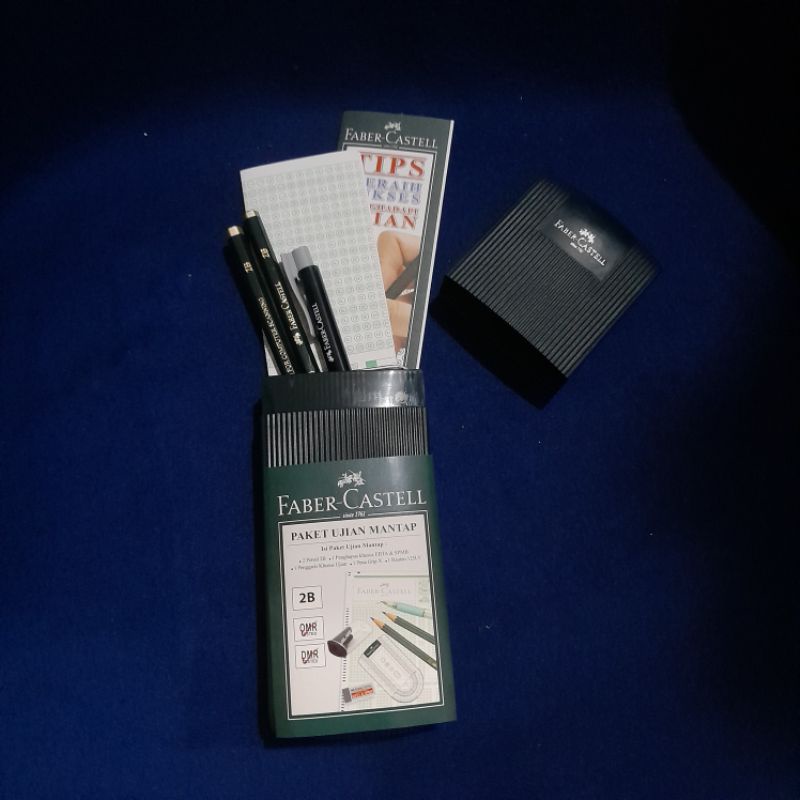 

1 Set Paket Ujian Mantap Faber Castell Pensil 2B