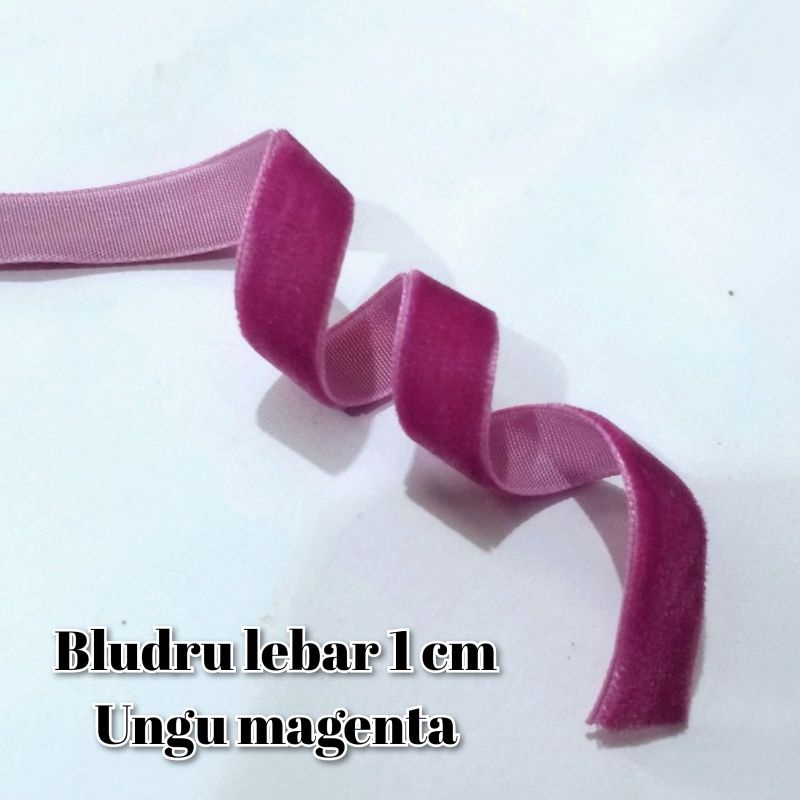 

PER METER PITA BLUDRU LEBAR 1CM WARNA UNGU MAGENTA