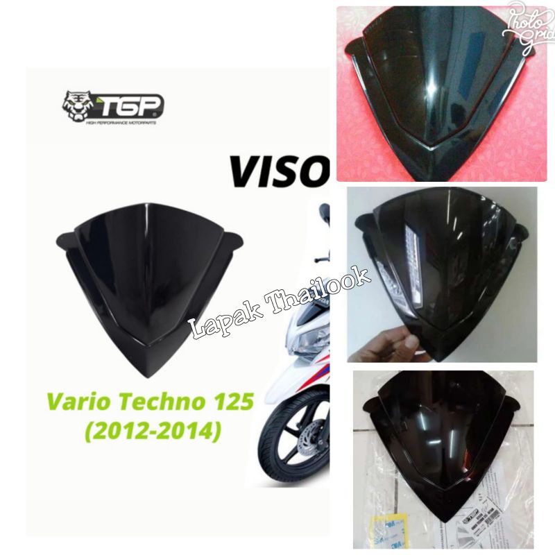 Visor Vario 125 technoTGP Visor Windshield winsil visor VARIO 125 old - cbs - lama