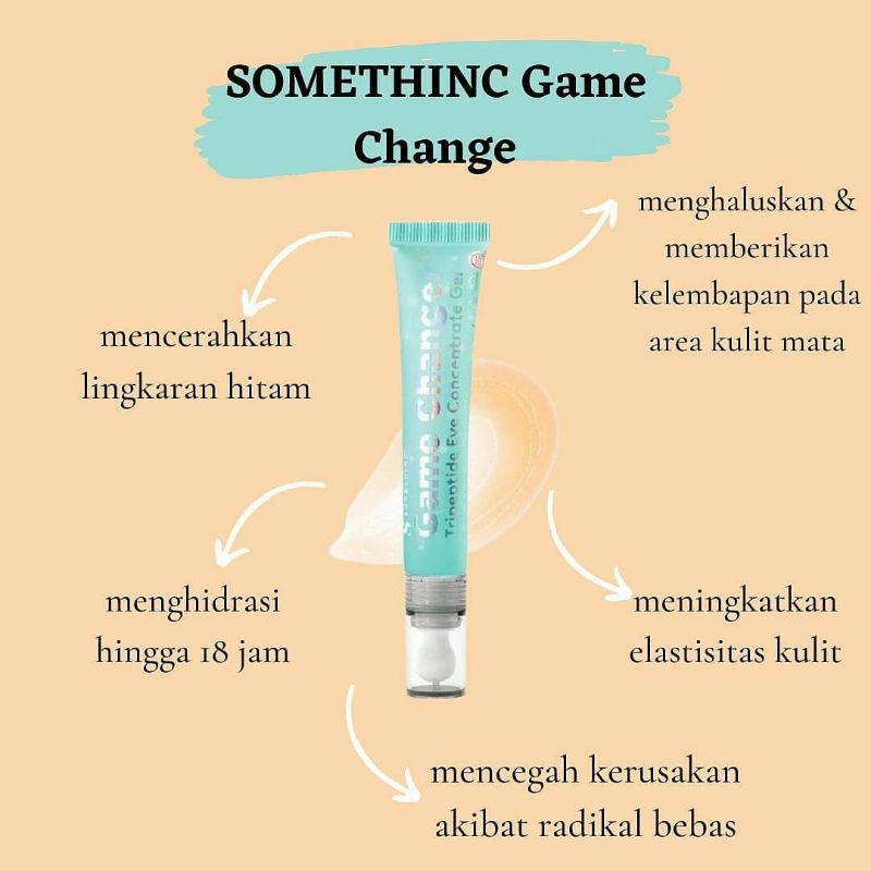 (SHARE IN JAR) SOMETHINC Game Changer Tripeptide Eye Concentrate Gel