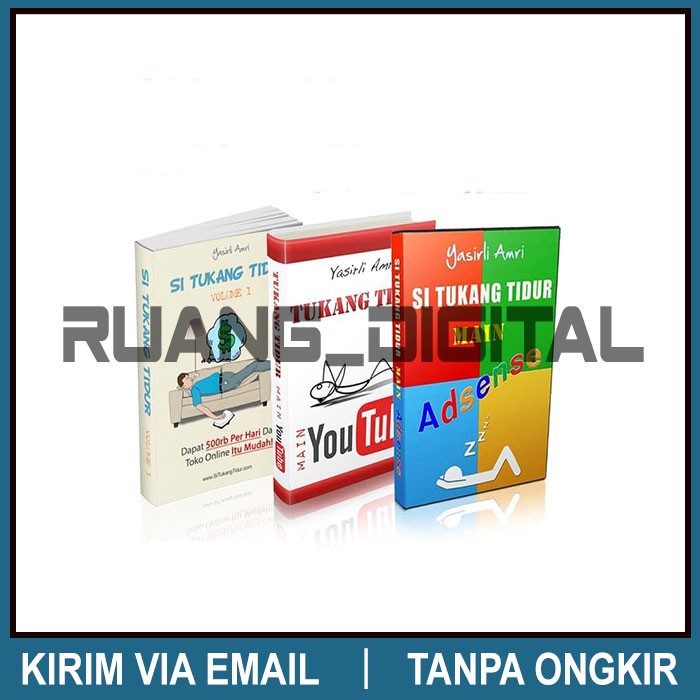 PROMO PAKET SI TUKANG TIDUR 123 Youtube Adsense Panduan ter Lengkap .