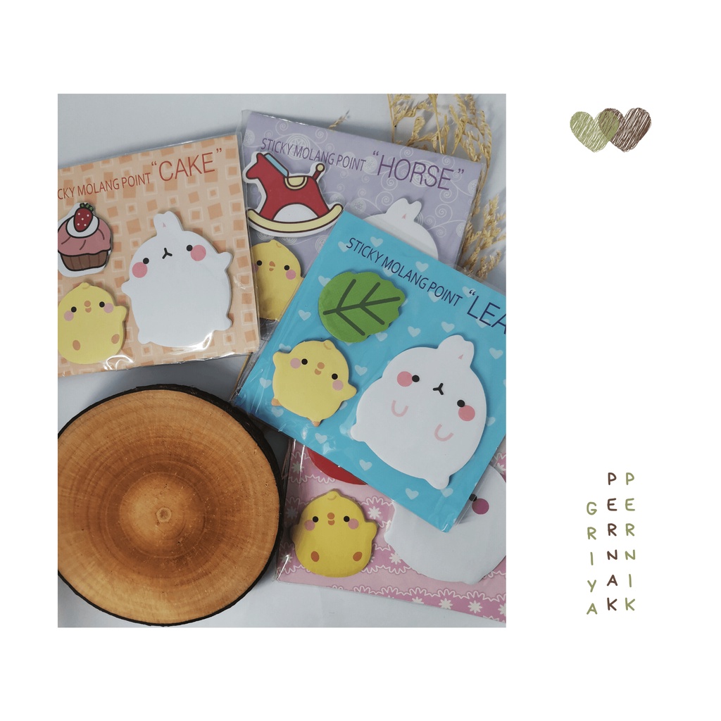 

Pernak Pernik - Sticky Note Molang Lucu