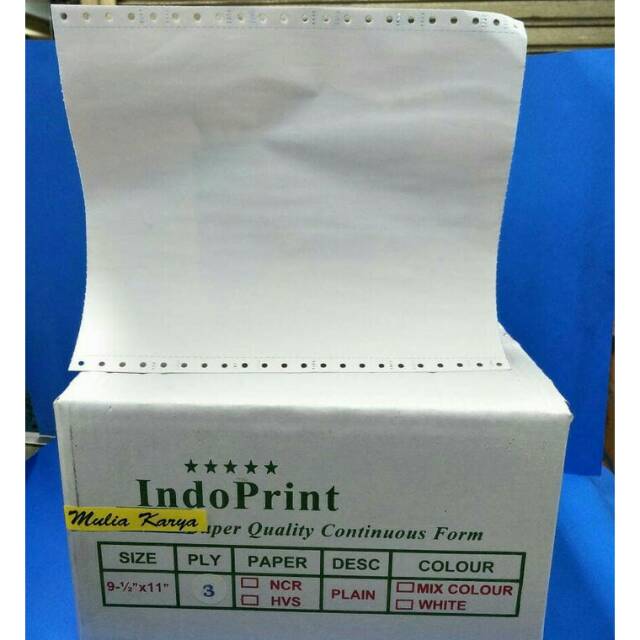 Ppob Continous Form 3 Ply Kertas Komputer 9 5 X 11 X 3 Ply Shopee Indonesia