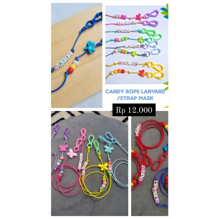 TALI MASKER ANAK 2in1 tali masker & konektor