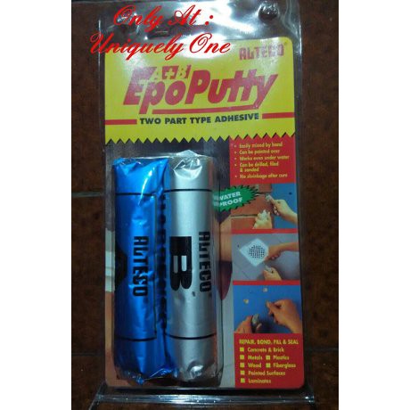 

LEM SERBA GUNA ALTECO EPO PUTTY 2 PART TYPE A RESIN B HARDENER ADHESIVE LEM DODOL 100 G