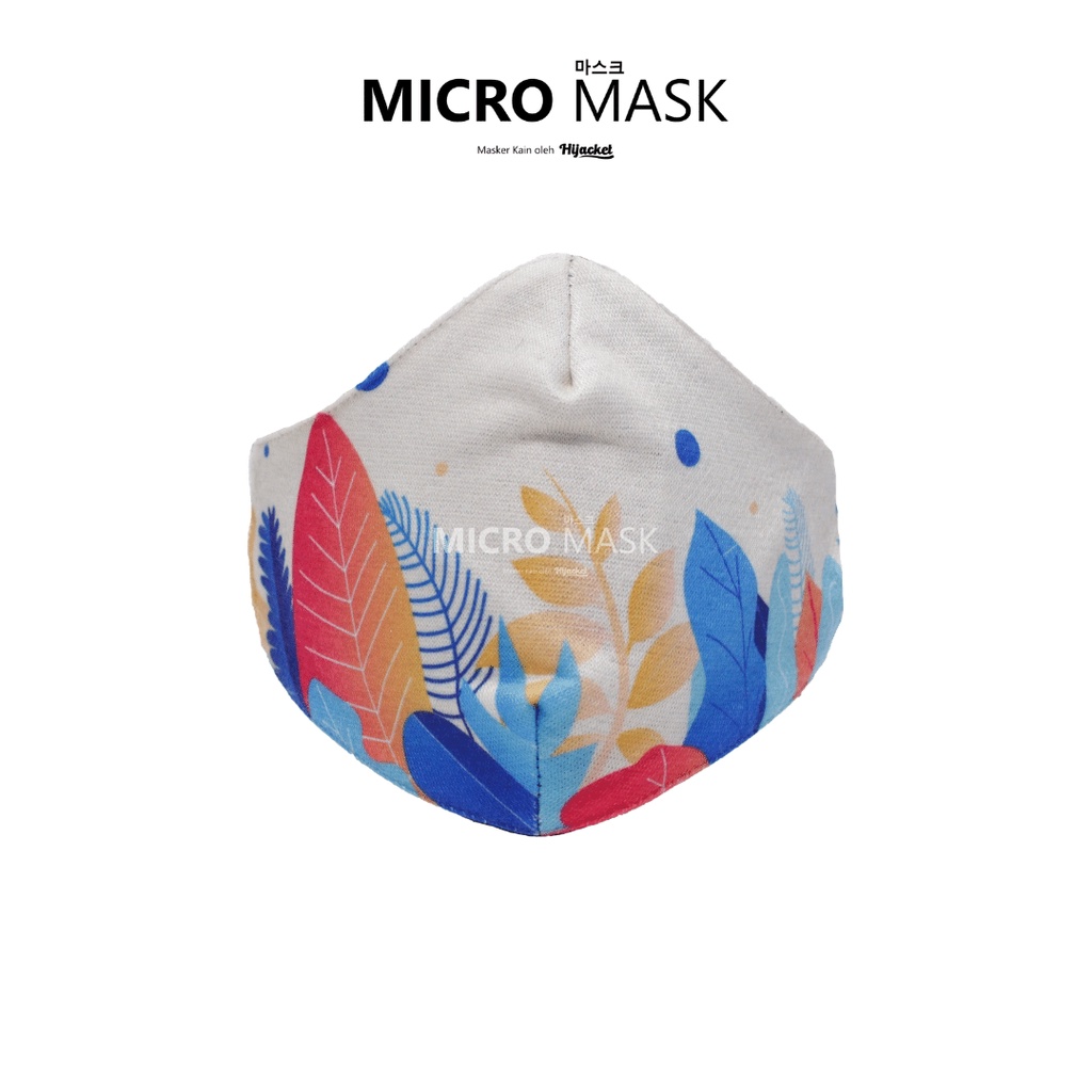Micro Masker Hijab BLOCK UP TO 70% VIRUS 2 PLY Proteksi Premium fleece & poly-fiber Nyaman Bisa COD-Spectrum Convalaria