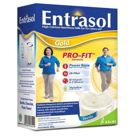 

[ COD ] Entrasol Gold Vanilla 600gr MURAH