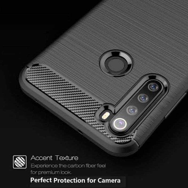 Case Oppo A91/Reno3/F15 Ipaky Carbon Fiber Ultimatte