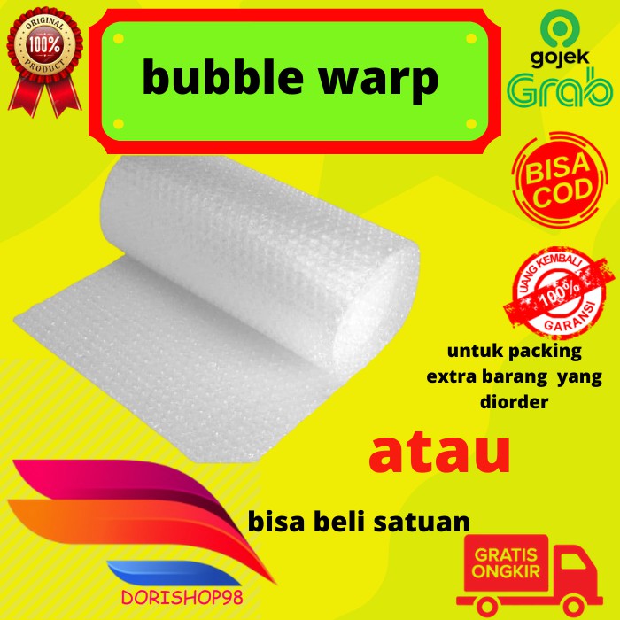 

packing menggunakan bubble wrap