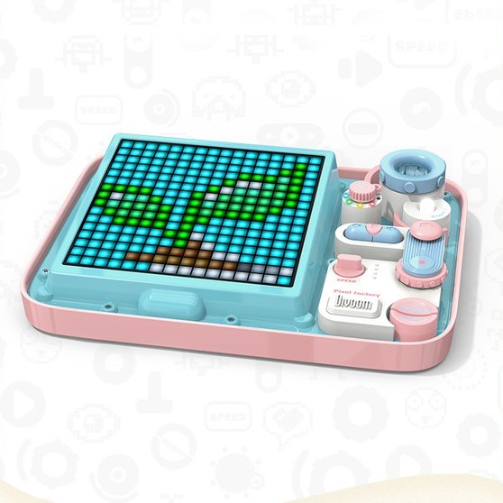 [Tersedia] Divoom Pixel Factory pixel papan gambar kreatif puzzle yang dilukis dengan tangan papan anak-anak hadiah ulang tahun DIY
