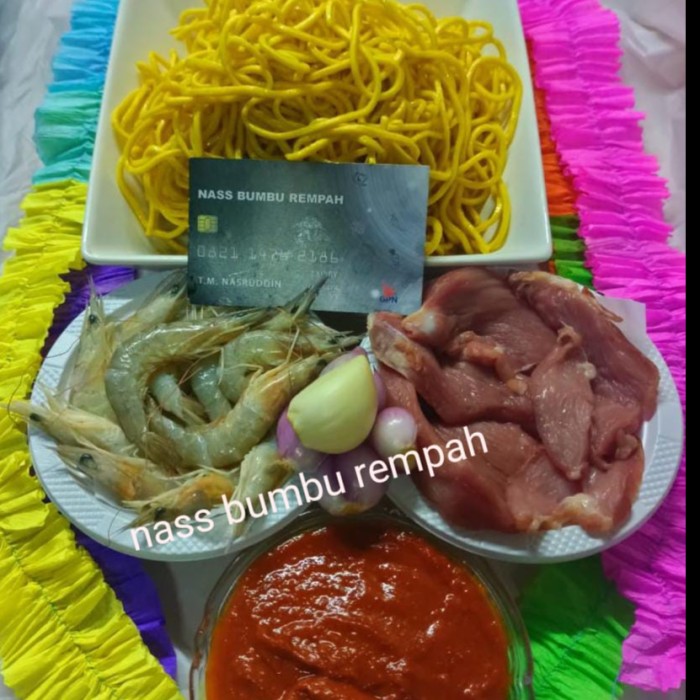 

PAKET MIE ACEH SPESIAL UNTUK 9 PORSI + BUMBU MIE ACEH DAGING UDANG