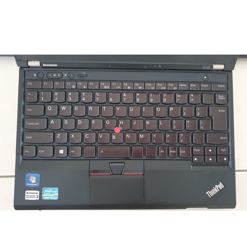 Laptop-Murah-Lenovo Thinkpad-X230-Corei5Gen3-Ram4G-HDD 320GB-SSD 128GB-SSD 256 GB-Kamera-DVD-Design-Gaming-Slim-Win10-Siap Pakai