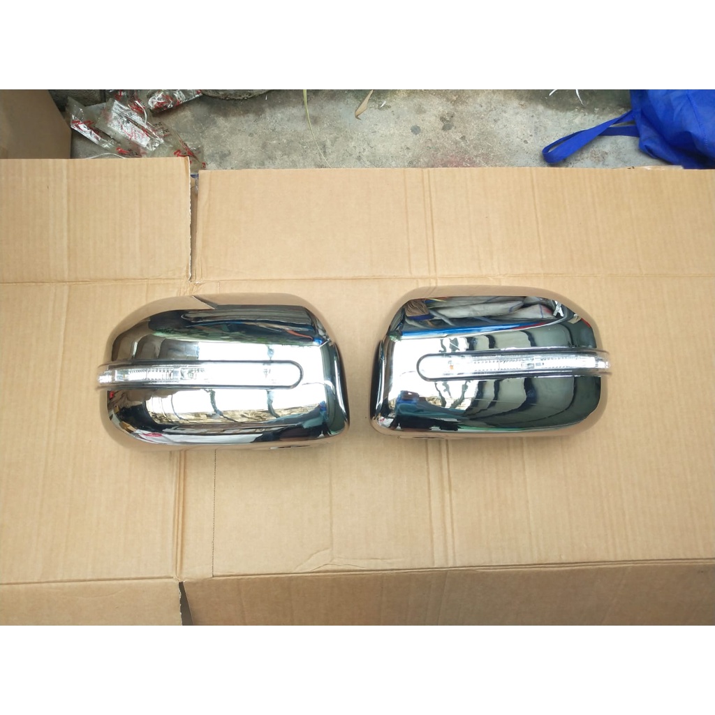 Cover spion All New Avanza + Lampu Slim Model Ori Ganti / Mirror Cover Lampu Slim