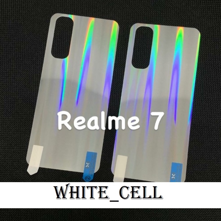 REALME 7 NARZO 20 PRO BACK SKIN AURORA CLEAR GARSKIN ANTI GORES BELAKANG TRANSPARAN D2