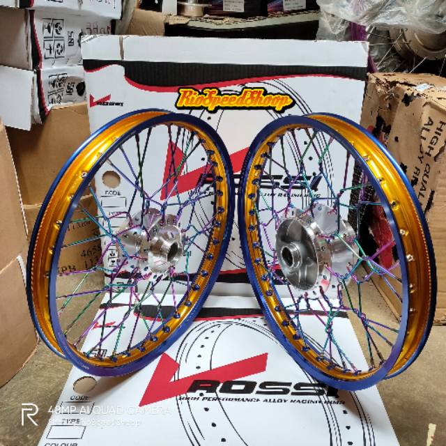 Velg JariJari/Pelek JariJari Paketan Satria FU Ring TDR TwoToone Stell Kepang