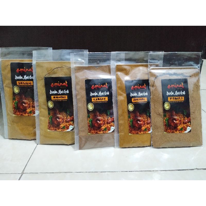 

Bumbu halus bumbu instan arab bubuk nasi briyani, nasi kebuli, nasi kabsah, nasi mandhi nasi bukhori