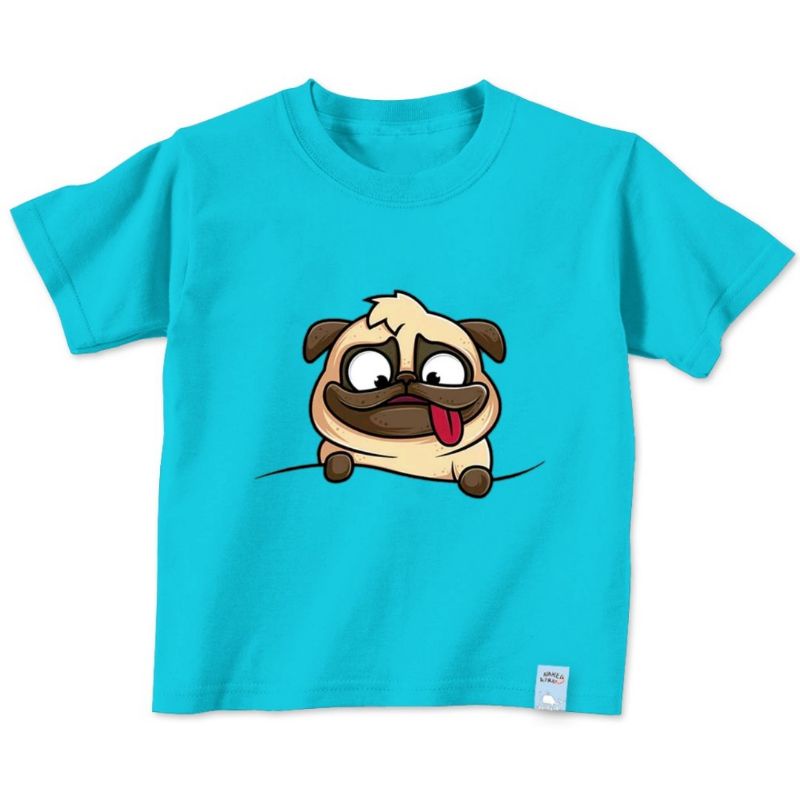 Baju Anak Gambar Doggy Pakaian Anak Kaos Anak Guk Pitbull Kaos Distro Anak Ideal Untuk Anak Usia 2 sampai 10Tahun