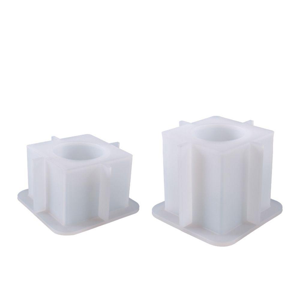 Preva Cetakan Candlestick Dekstop Dekorasi DIY Kerajinan Tempat Lilin Alas Cetakan Silikon