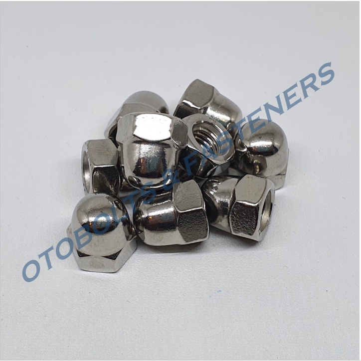 SUS304 Mur Topi M8 Stainless Steel / Cap Nut Stainless
