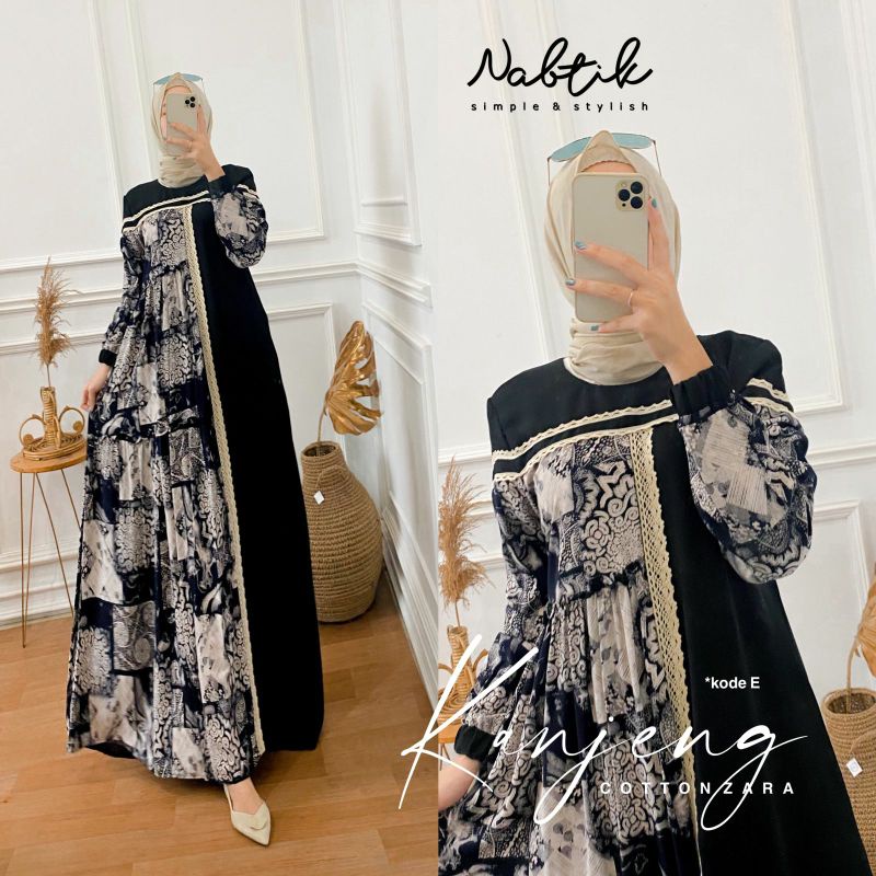 GAMIS KANJENG ORIGINAL BY NABTIK// COTTON ZARA// PRE-ORDER// SOLO INDONESIA
