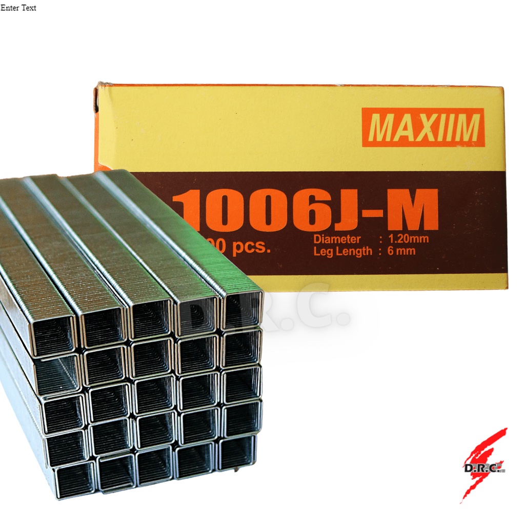 

Isi staples tembak MAXIIM 1006J-M isi gun tacker 6mm