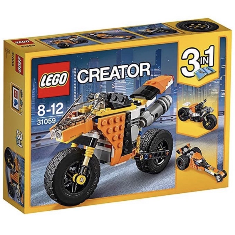 Lego 31059 Creator Sunset Street Bike Motor Super Street Road Dragster