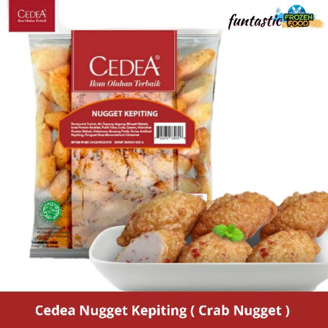 

Cedea Naget Kepiting 500gr Crab Nugget