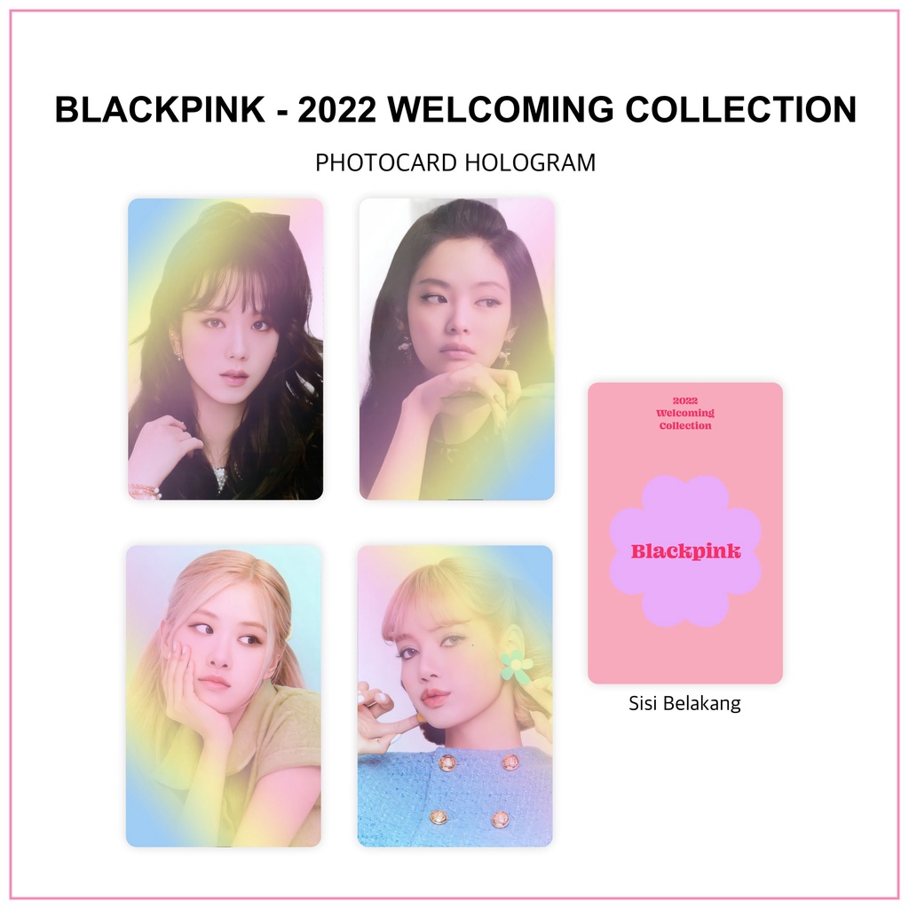 [SET] Photocard Hologram Blackpink