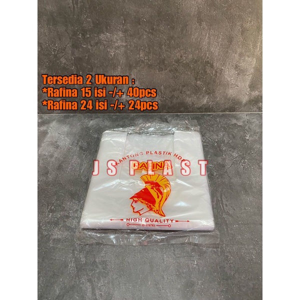 >ADA HARGA GROSIR< HD Kantong Plastik Kresek Bening 15 & 24 - Kantong Plastik Kresek Bening 24