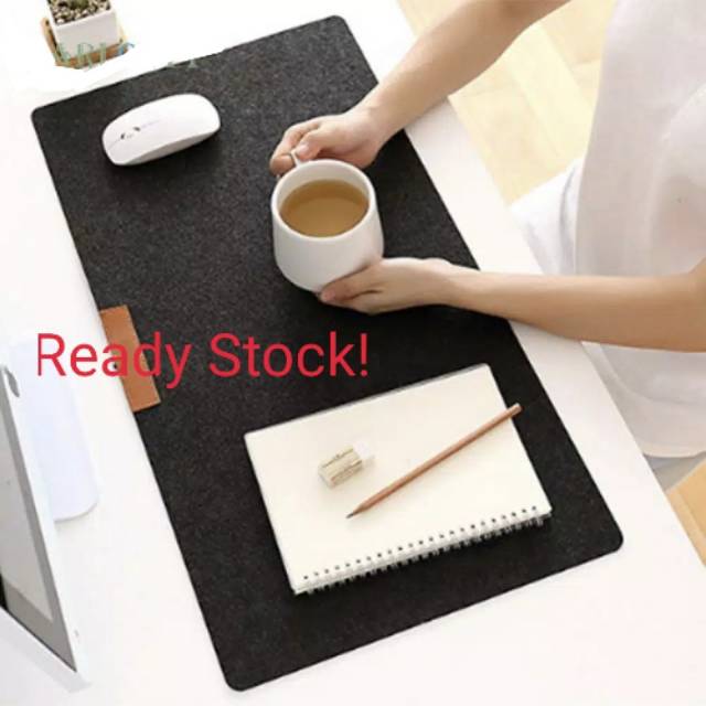 READY!! Alas Kerja Meja Kantor Bahan Felt (60 * 30cm) / Alas Meja Kerja