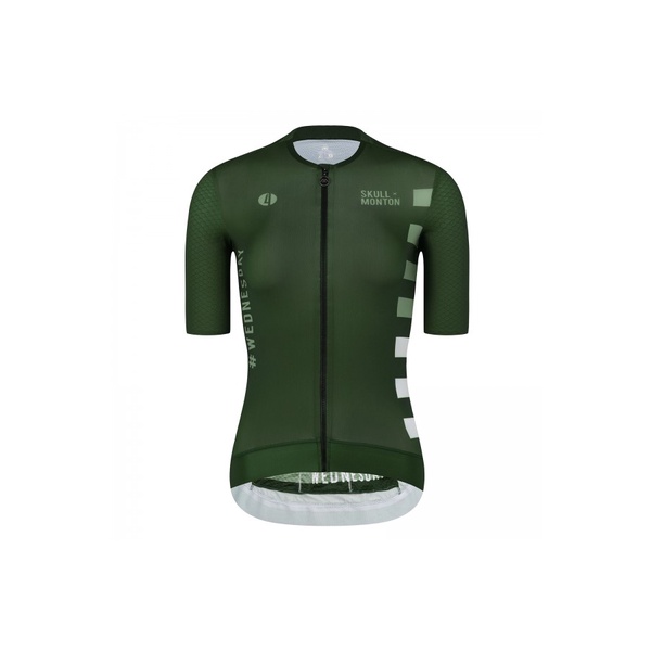 Jersey Monton Skull WOMENS Short Sleeve Wednesday II Green