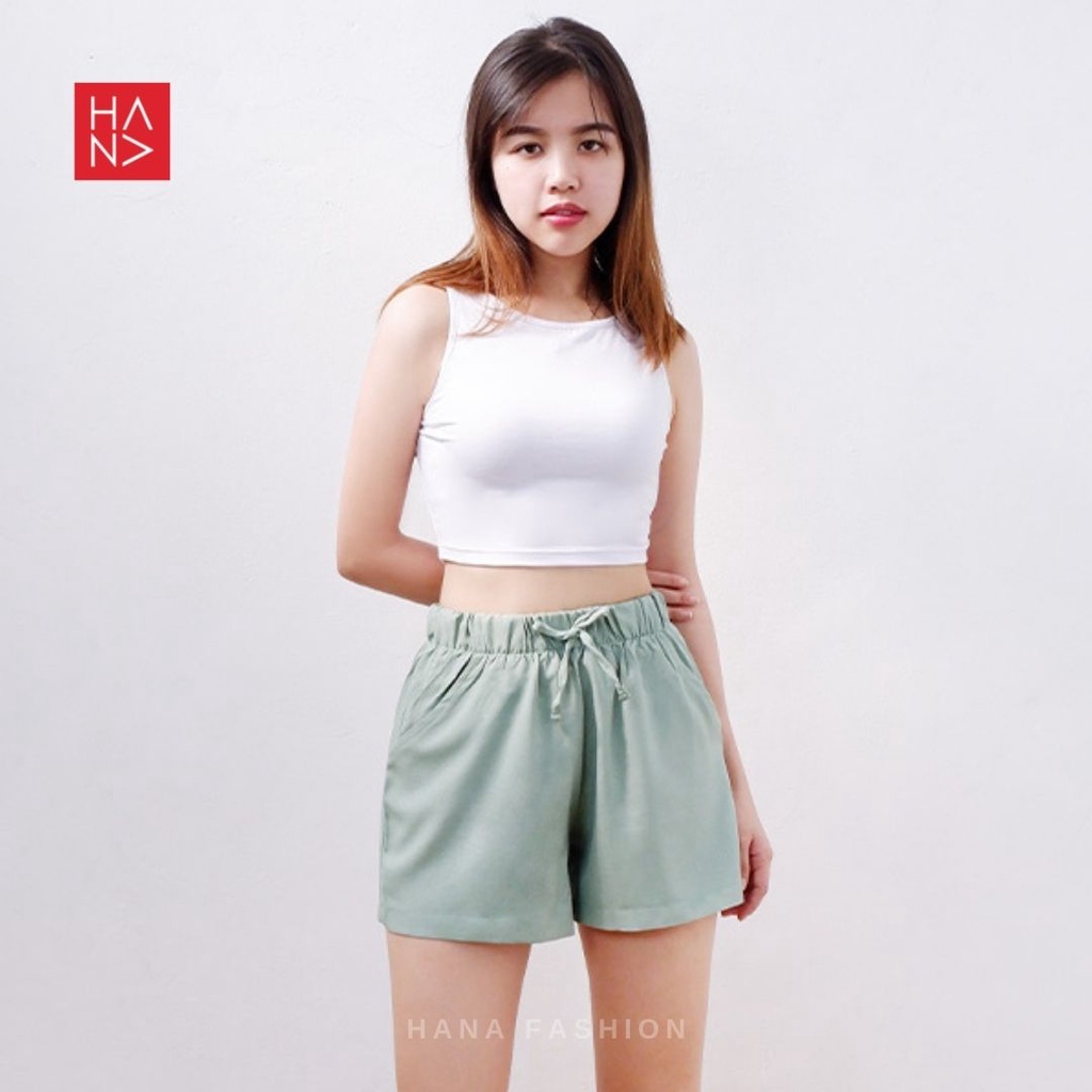 HanaFashion Tiara Short Pants Celana  Pendek  Wanita  