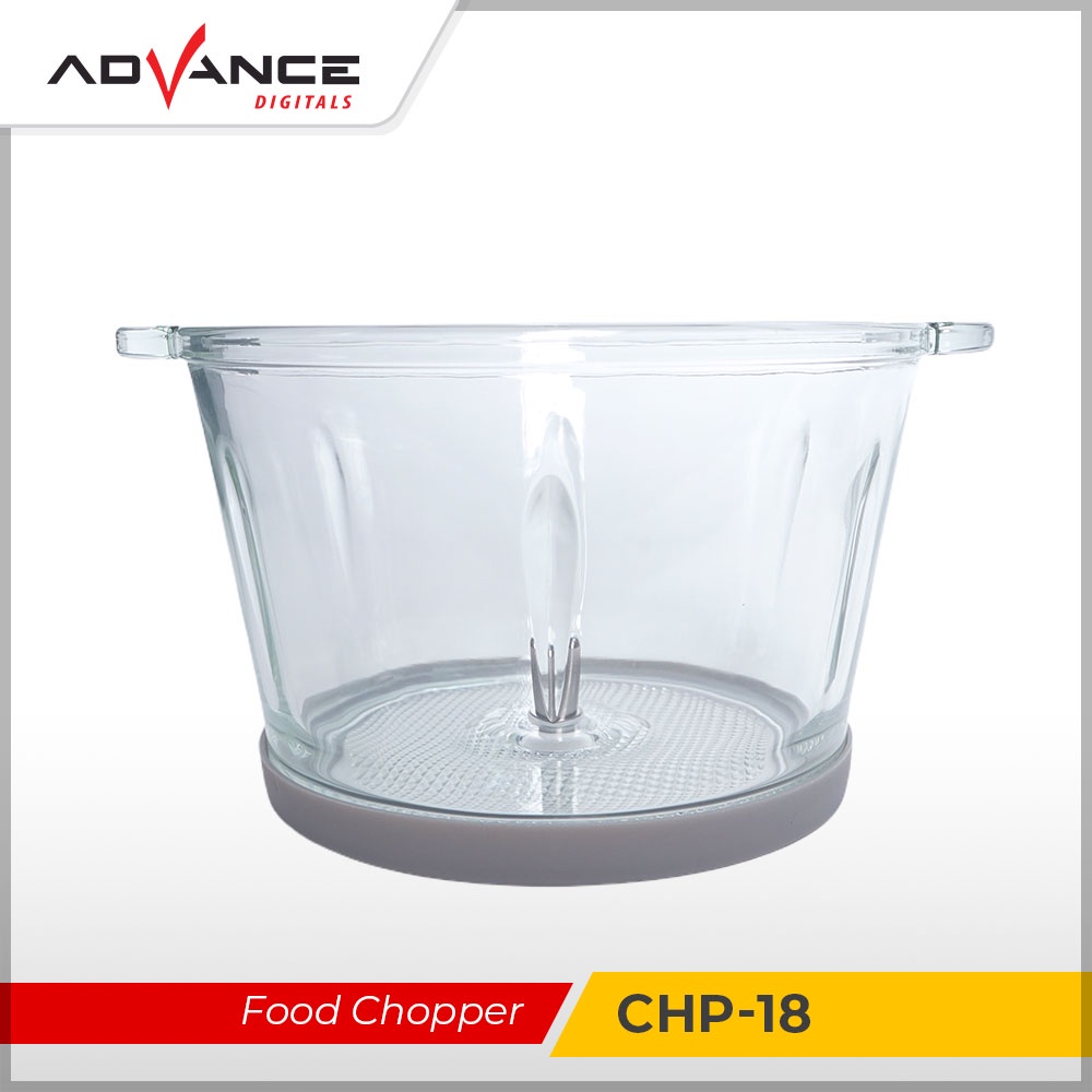 Advance Chopper CHP18 Penggiling daging sayur Buah-buahan Meat Chopper ukuran Besar 1,8L Food Grade Bergaransi Resmi 1 Tahun