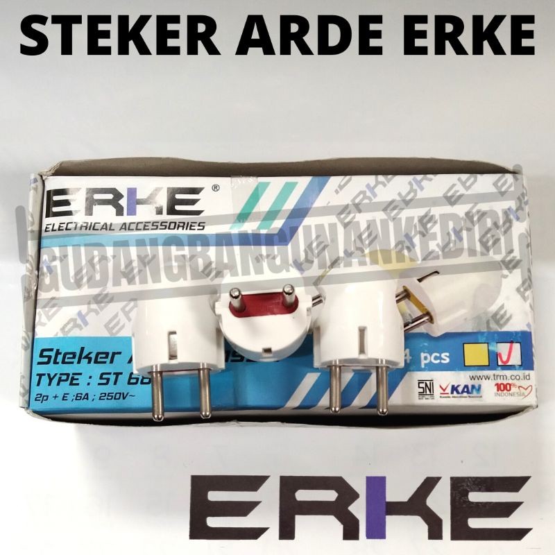 steker cop colokan arde bulat erke st68