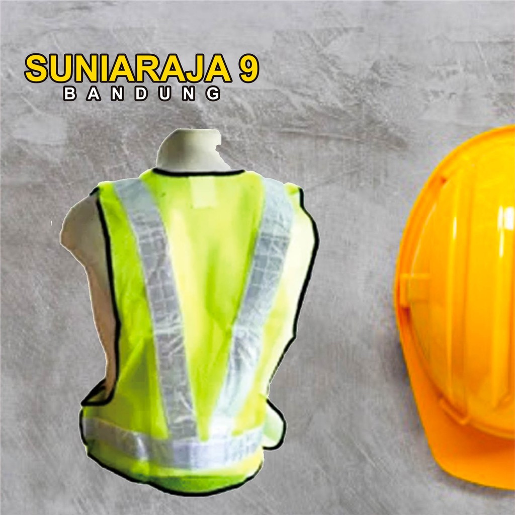 SAFETY VEST / ROMPI SAFETY / JARING V SCOTLIGHT HIJAU