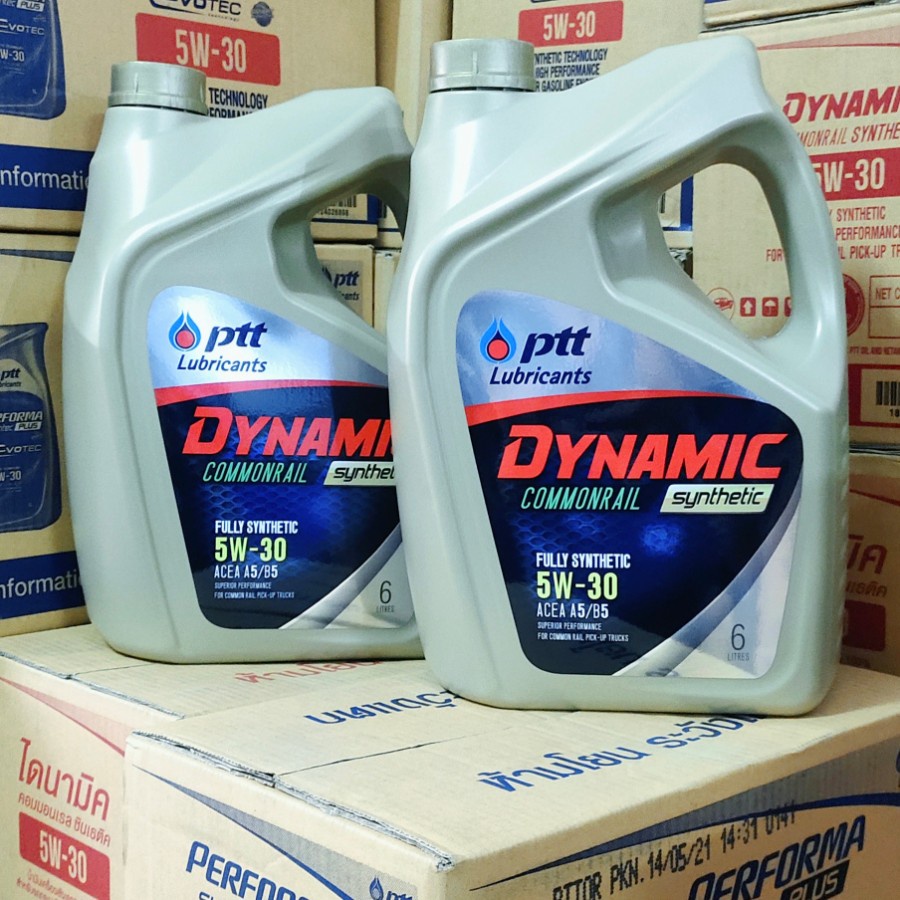 Oli Diesel PTT Lubricants Dynamic Commonrail Synthetic 5W30 6L