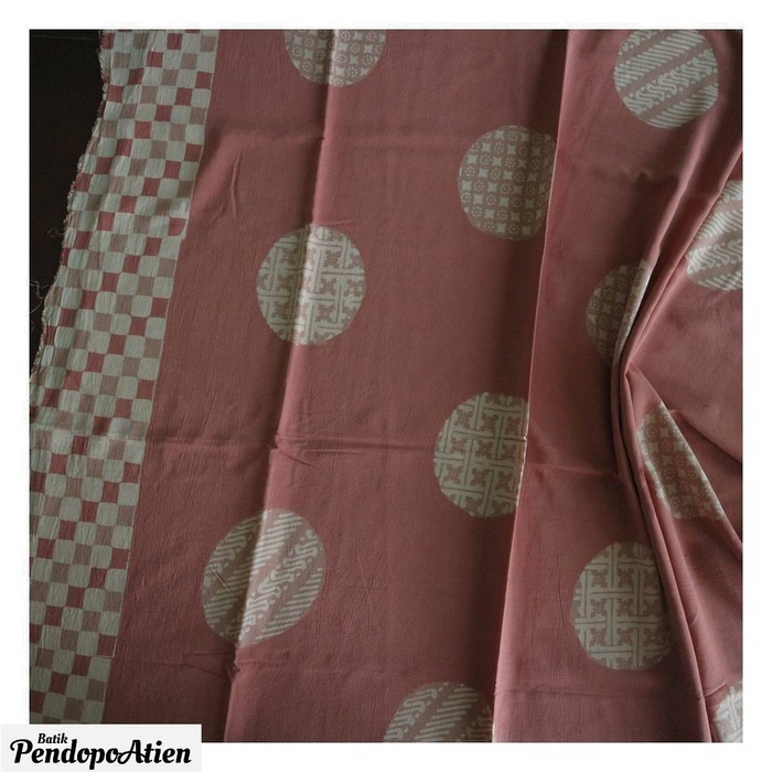 HOT SALE (PT100) kain batik cap bahan paris motif piring selampad