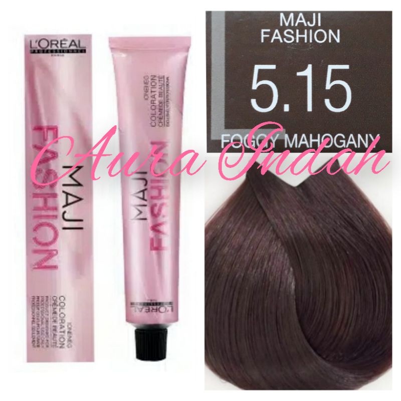 LOREAL MAJIREL NO. 5.15 LIGHT ASH MAHOGANY BROWN