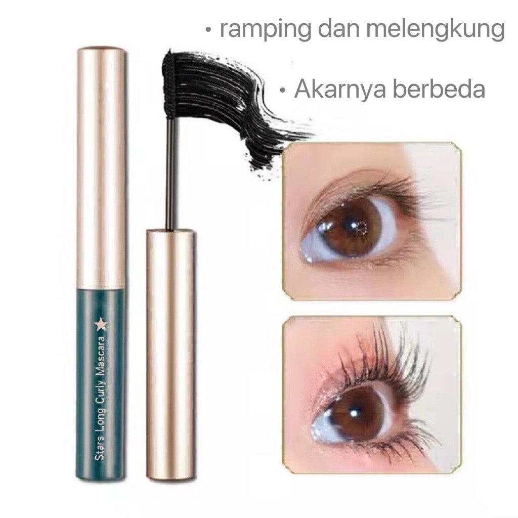 [ Terlengkap ] Maskara Waterproof Amy's Diary slender and curved different roots stain resistant sweatproof Formula Baru