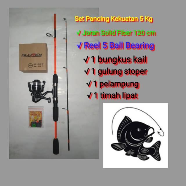 Harga Promo Set Pancing Kekuatan 5 Kg