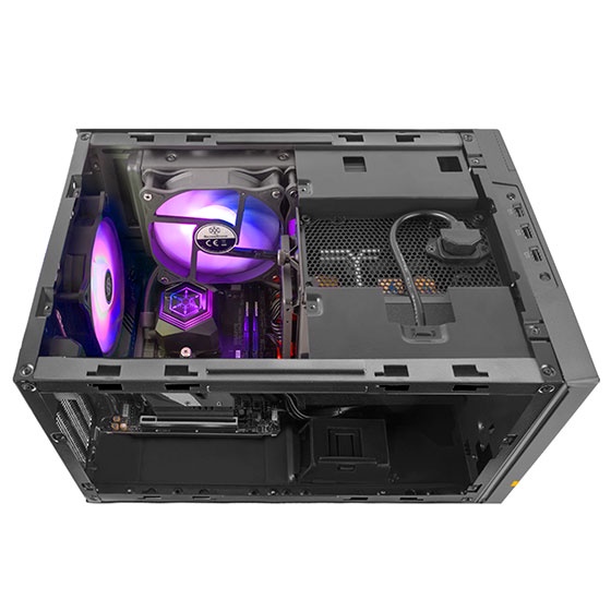 Case Silverstone Sugo SG14 (Mini ITX, Black, Atx Psu) Casing SG 14