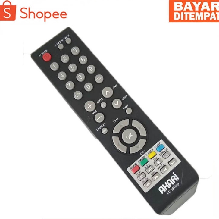 REMOTE REMOT TV AKARI LED LCD SEPERTI ORIGINAL